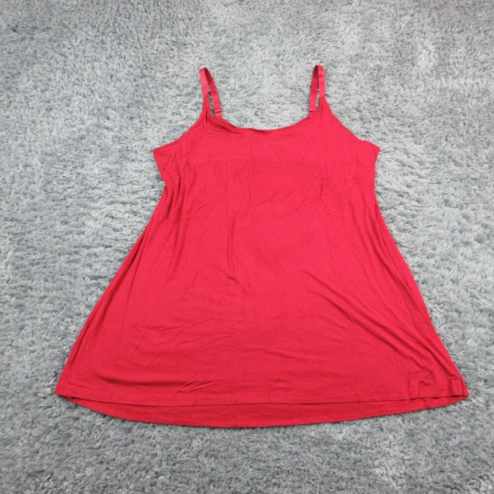 Adore Me Chemise Nightgown Womens 3X Red Soft Jersey Nursing Maternity NWT